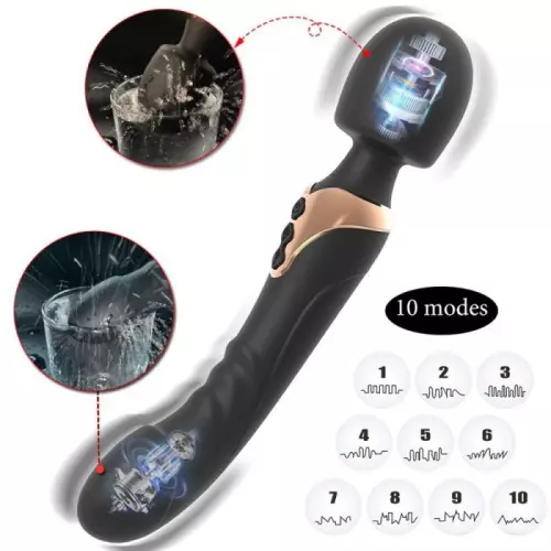 Wand-Dildo Duzio 10 Vibrationen Schwarz – 2/2