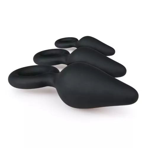 Set van 3 Pointy plugs 10 x 4.5 cm Zwart – 3/10