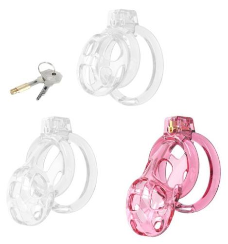 Cage de Chasteté Lock Cobra L 8.5 x 4cm Rose