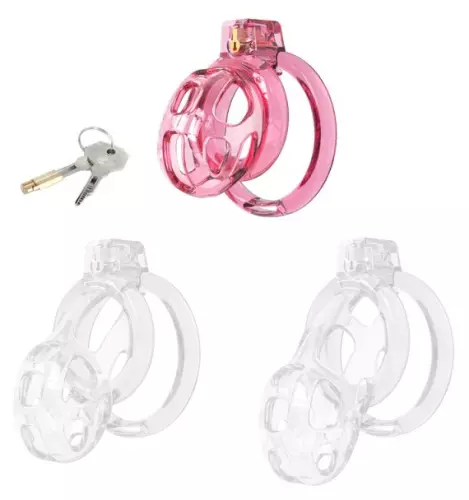 Keuschheitskäfig Lock Cobra S 6 x 3.6 cm Rosa – 1/2