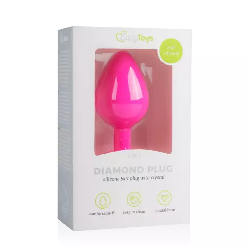 Schmuck-Plug Diamond Rose 7 x 3,3 cm – 2/7