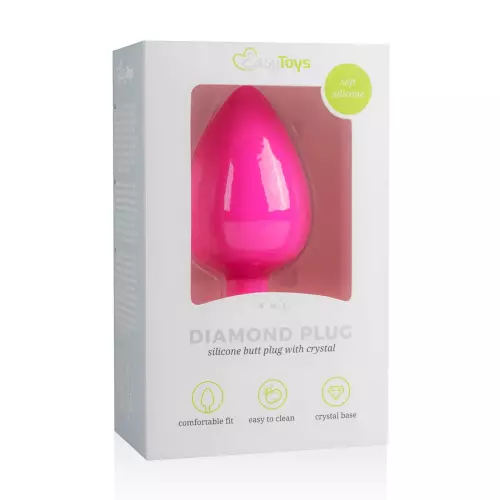 Schmuck-Plug Diamond Rose 8 x 4 cm – 2/4