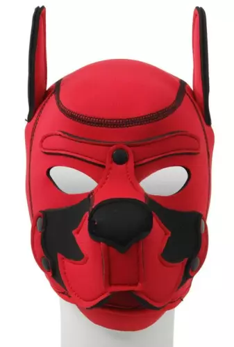 Puppy Fox Haube Neopren Rot-Schwarz – 3/6