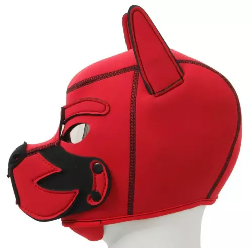 Puppy Fox Haube Neopren Rot-Schwarz – 5/6