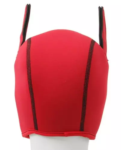 Puppy Fox Haube Neopren Rot-Schwarz – 6/6
