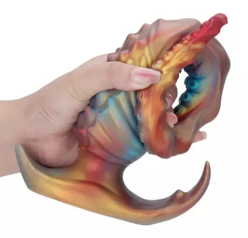 Dildo Poulpik 40 x 7 cm Mehrfarbig – 5/8