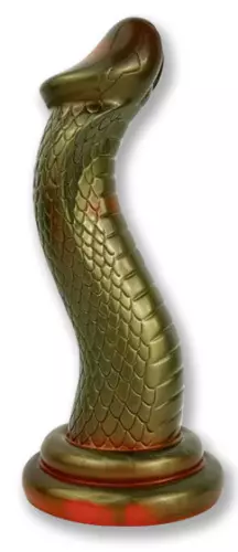 Dildo Kobra 19 x 6 cm Grün – 3/4