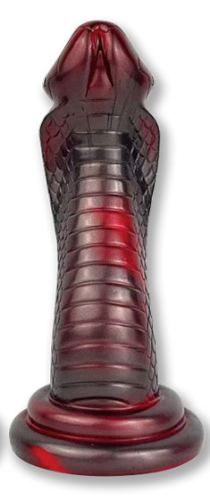 Gode Serpent Kobra 19 x 6cm Rouge