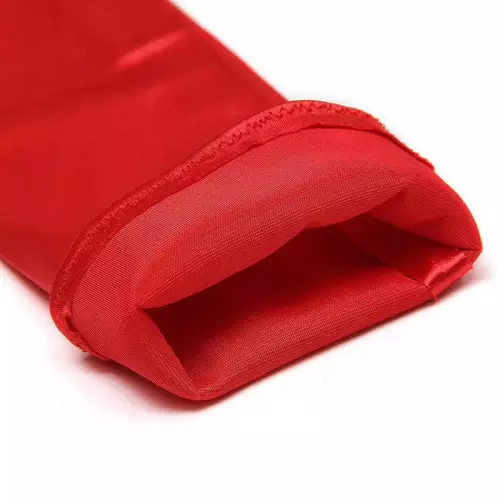 Lange Handschuhe Satin Gloves Rot – 3/3