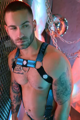 Harness Futura Neon-Blau – 8/10