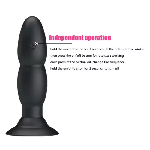 Vibrerende plug Extra Pleasure 13 x 3.5 cm – 8/12