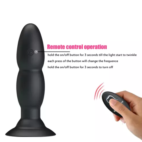 Vibrerende plug Extra Pleasure 13 x 3.5 cm – 9/12