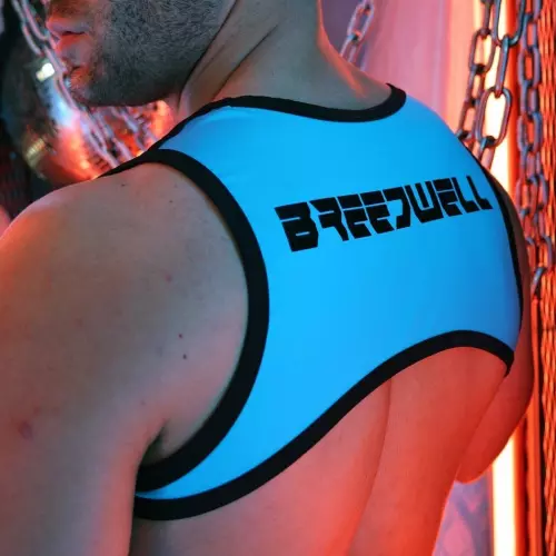 Kurzes Tank Harness Futura Neon-Blau – 2/6