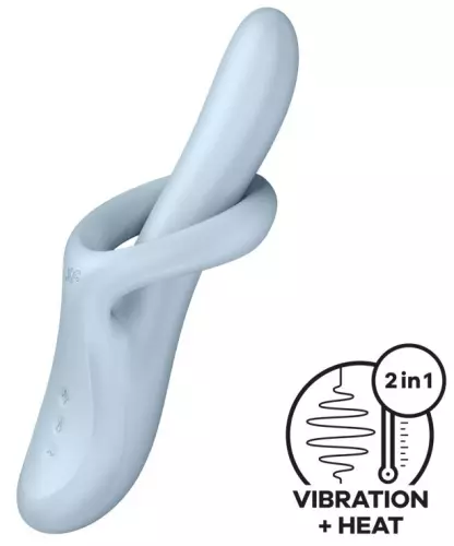 Vibrator Kaninchen Heat Flex 4 Blau – 1/6