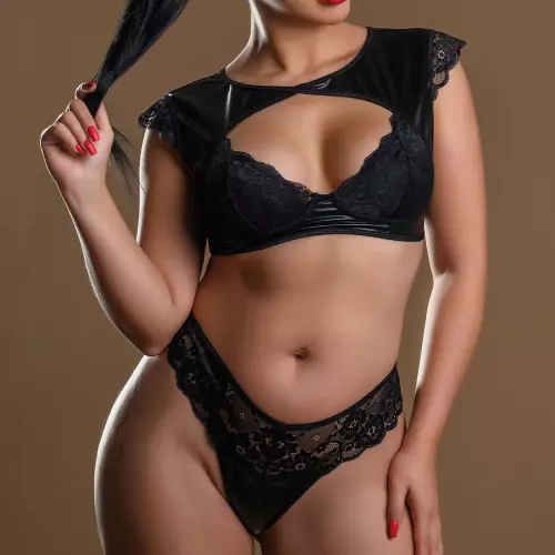 Set Büstenhalter und String Noelia Schwarz – 4/4
