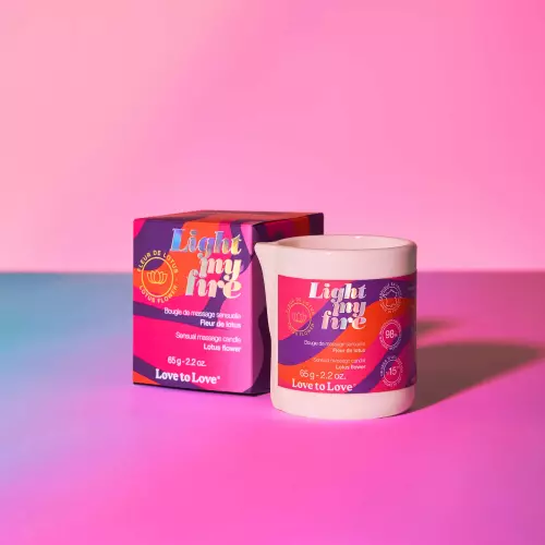 Massagekerze Light My Fire 65g Lotusblüte – 3/5