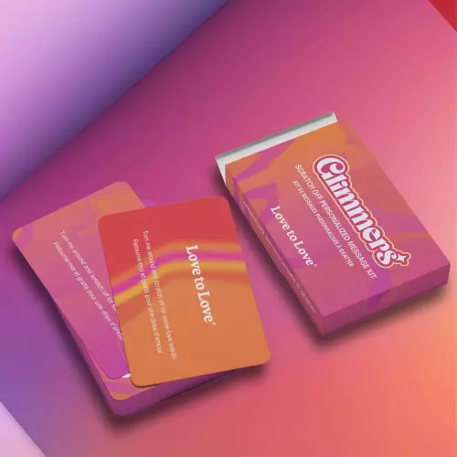 Kit van 30 Kraskaarten Personaliseerbaar Glimmers – 3/4