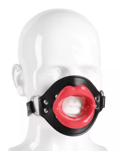 Knebel Lips Gag Schwarz-Rot – 2/4