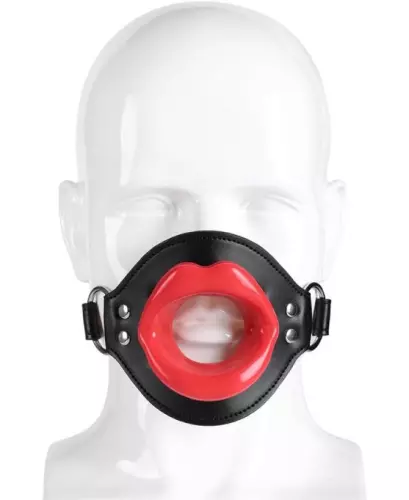 Knebel Lips Gag Schwarz-Rot – 4/4