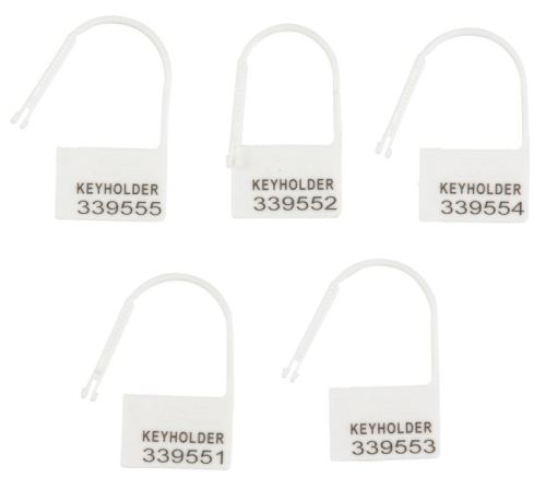 Lot de 5 Cadenas Lock Numérotés Blanc