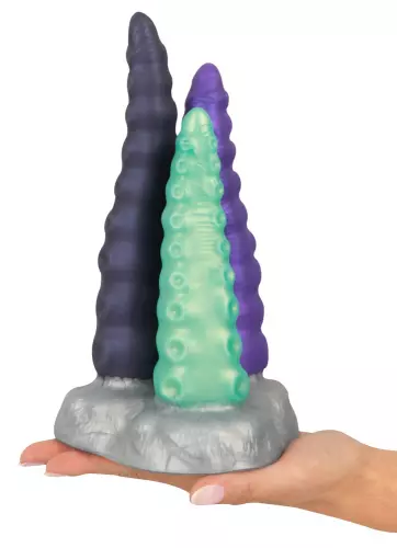 Triple Dildo Tri Tentak 19 x 9.5cm – 7/8