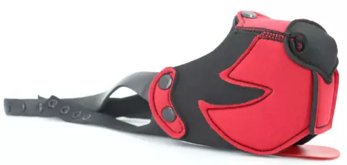 Puppy Maulkorb Muz Schwarz-Rot – 5/6