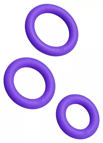Set mit 3 Cockringen Remix Trio Violett – 1/8