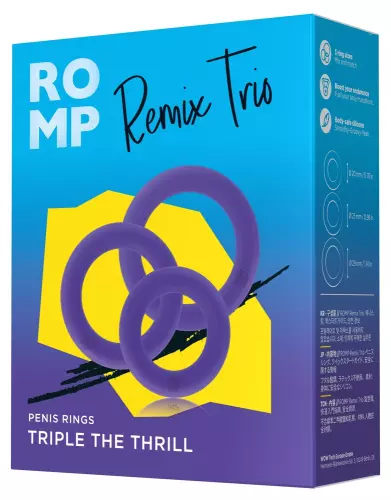 Set mit 3 Cockringen Remix Trio Violett – 2/8