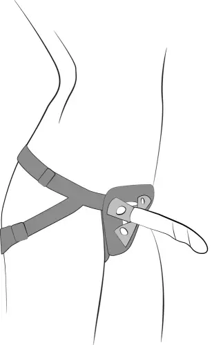 Harness-Dildo Piccolo Pegging Kit 12.5 x 3cm – 6/8