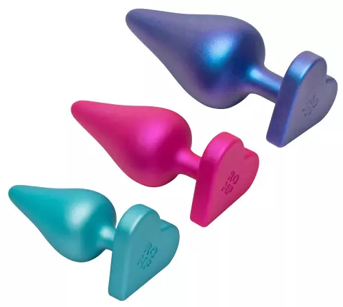 Set mit 3 Silikon-Plugs Luster – 5/8
