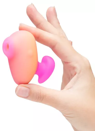 Klitoris-Stimulator Kiss Orange und Rose – 7/8