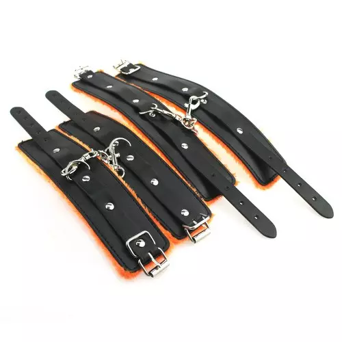 Bondage-Set 7 Teile Schwarz/Orange – 8/8