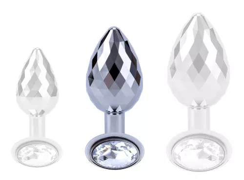Schmuck-Plug Disco Diamond M 7 x 3.3 cm – 1/5