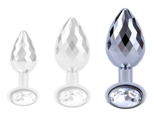 Schmuck-Plug Disco Diamond L 8.5 x 3.8 cm – 1/5