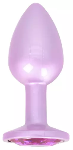 Plug Schmuckstein Shine like a star 6 x 2,7cm Rose – 3/4
