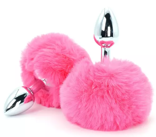 Plug Kaninchenschwanz Enchanting Bunnytail 5 x 2,8cm Rose – 1/4