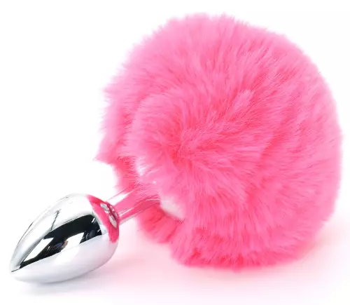 Plug Kaninchenschwanz Enchanting Bunnytail 5 x 2,8cm Rose – 4/4