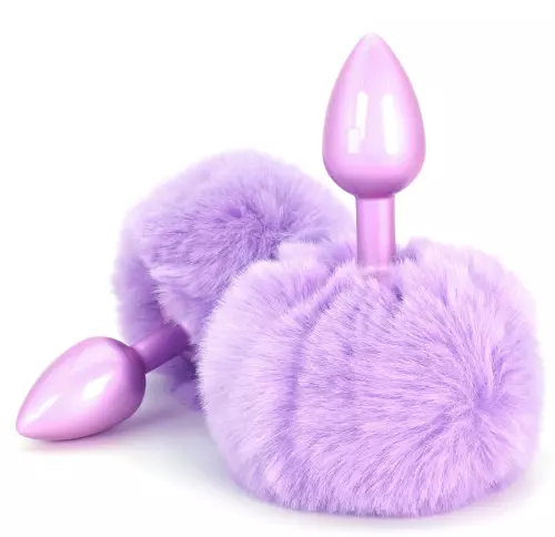 Plug Kaninchenschwanz Enchanting Bunnytail 5 x 2,8cm Violett – 1/4