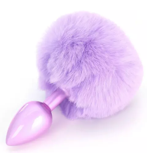 Plug Kaninchenschwanz Enchanting Bunnytail 5 x 2,8cm Violett – 4/4