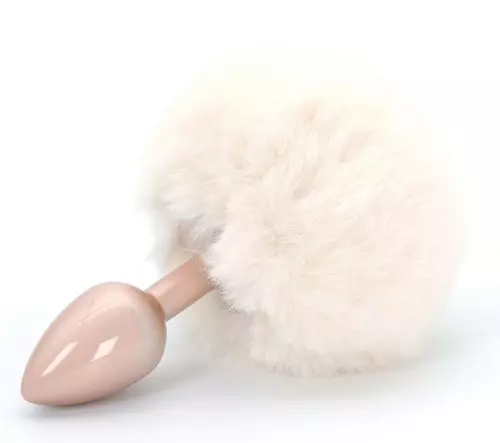 Plug Kaninchenschwanz Enchanting Bunnytail 5 x 2,8cm Weiß – 4/4