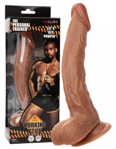 Dildo The Personal Trainer 19,5 x 4cm Braun – 1/8