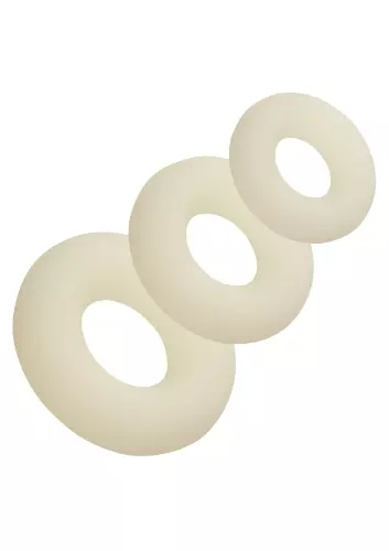 3er-Pack Penisringe Phosphoreszierend ALPHA RING – 3/7