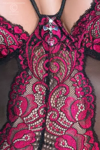 Pink Lace Waist Cincher – 5/10