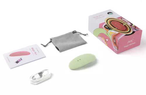 Verbundener Slip-Vibrator Magic Nyx Grün – 3/6