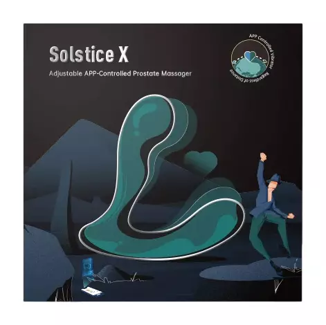 Verbundener Prostatastimulator Solstice X 9 x 3,2cm – 2/6