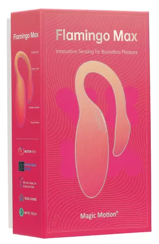 Verbundenes vibrierendes Ei Flamingo Max 7,5 x 3,2cm Orange – 2/6