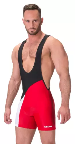 Body Singlet Luckenwalde Schwarz-Rot – 3/4