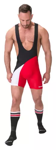 Body Singlet Luckenwalde Schwarz-Rot – 4/4