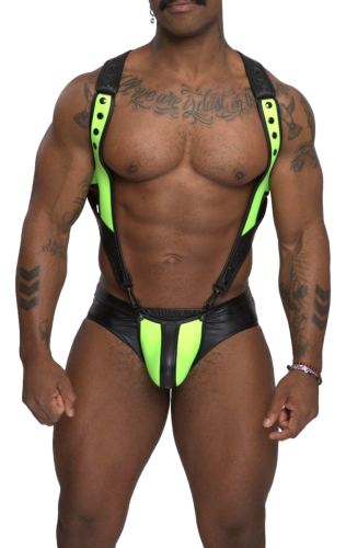 Body Slip Nettuno Noir-Jaune fluo