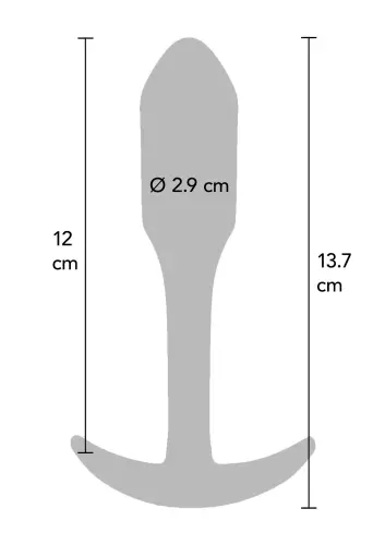 Aufblasbarer Dildo Butt Thick 13 x 3,5 cm – 12/12